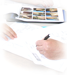Building plans being drafted.