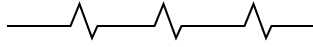 Continuous thin ruled with zigzag