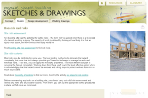 Screen grab of Topic navigation