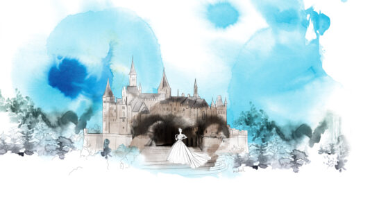 Cinderella Scene Disney Animation Wedding Dress